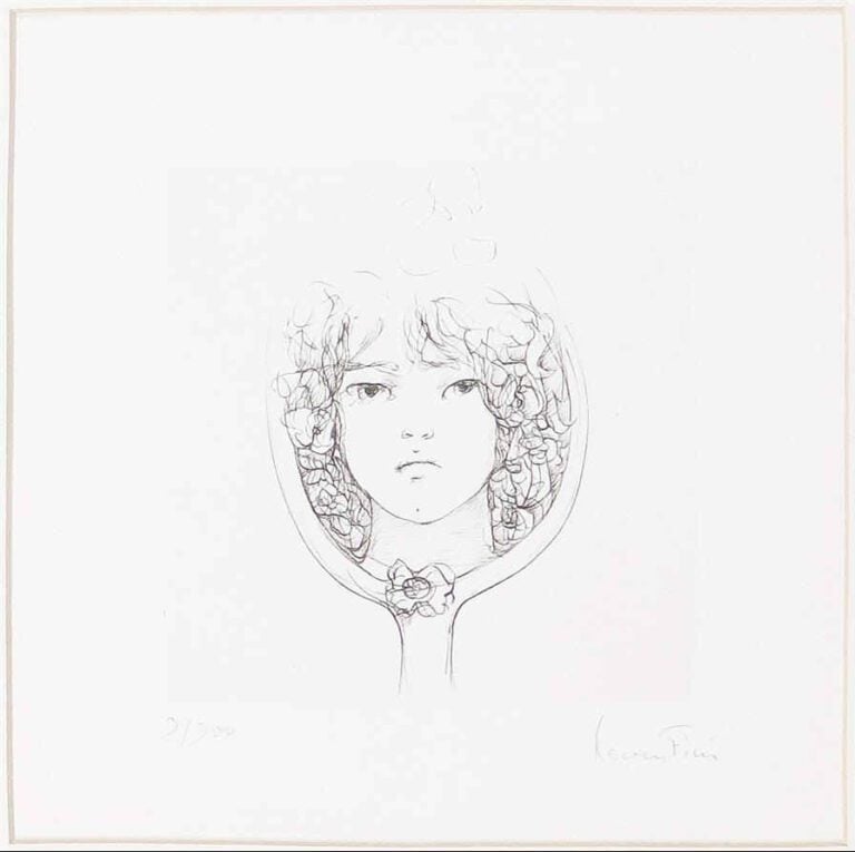 Leonor FINI (1907-1996) - Deux portraits d'enfants - Paire d'eaux-fortes. - Sig…