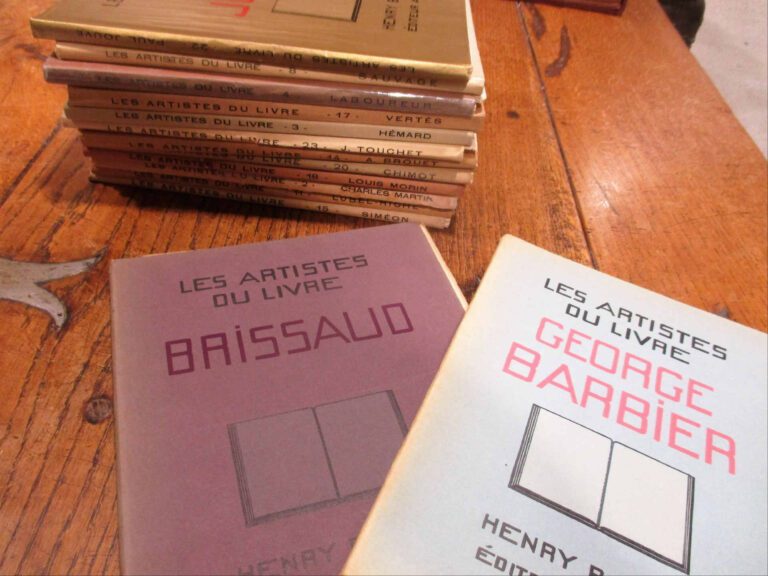 Les Artistes du Livre. - Paris. Babou, éditeur. - 14 volumes. In-4°. En feuille…