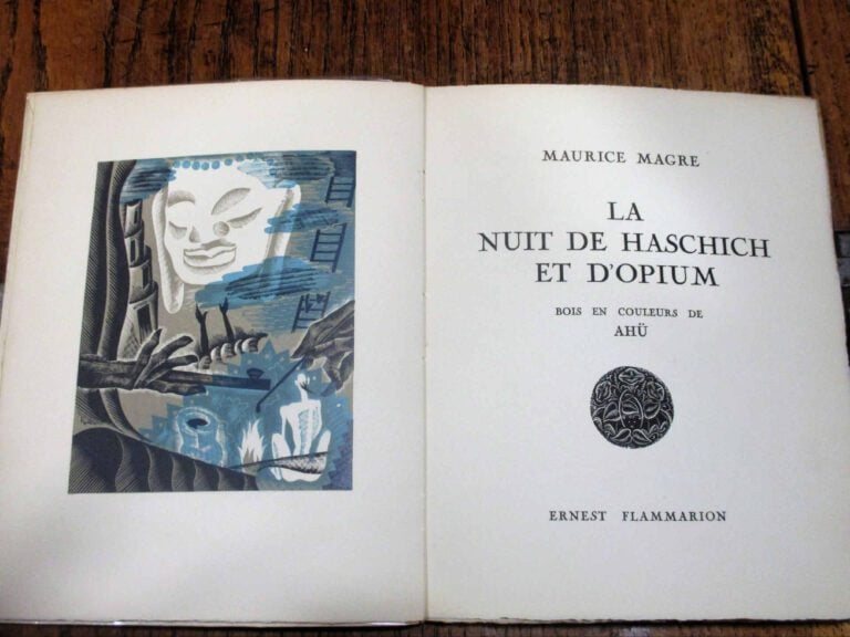 MAGRE (Maurice). - La nuit de haschich et d'opium. Bois originaux en couleurs d…