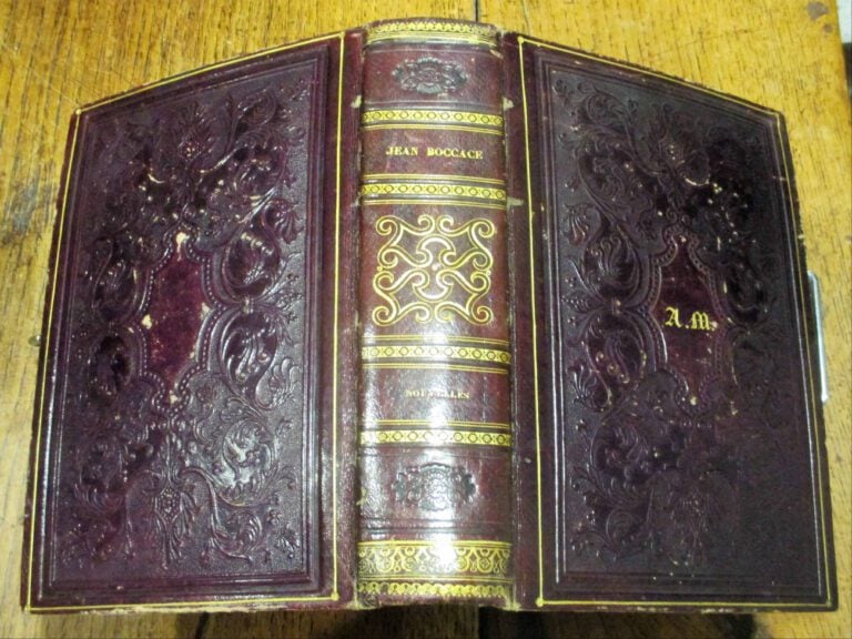 MANUSCRIT. - BOCCACE. - Les cent nouvelles de Jean Boccace traduites par A.G. M…