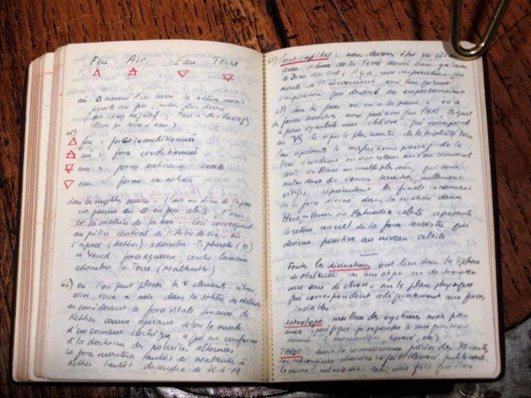 MANUSCRIT. - GENILLARD Pierre. - " Notes sur la Cabale Mystique, cabale des alc…