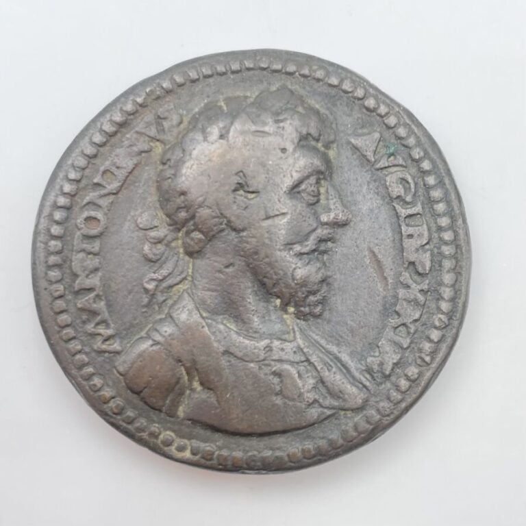 Marc Aurèle (161-180). « Padouan » en bronze, d'après Cavino d'après un Sesterc…