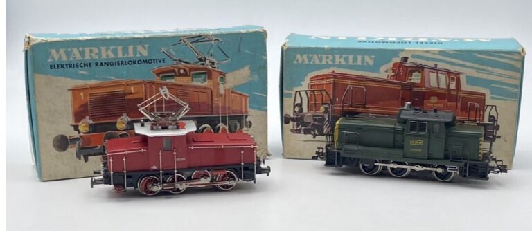 Marklin 2 locos en BO ; diesel triage ref 3069 et électrique manoeuvre bref 300…