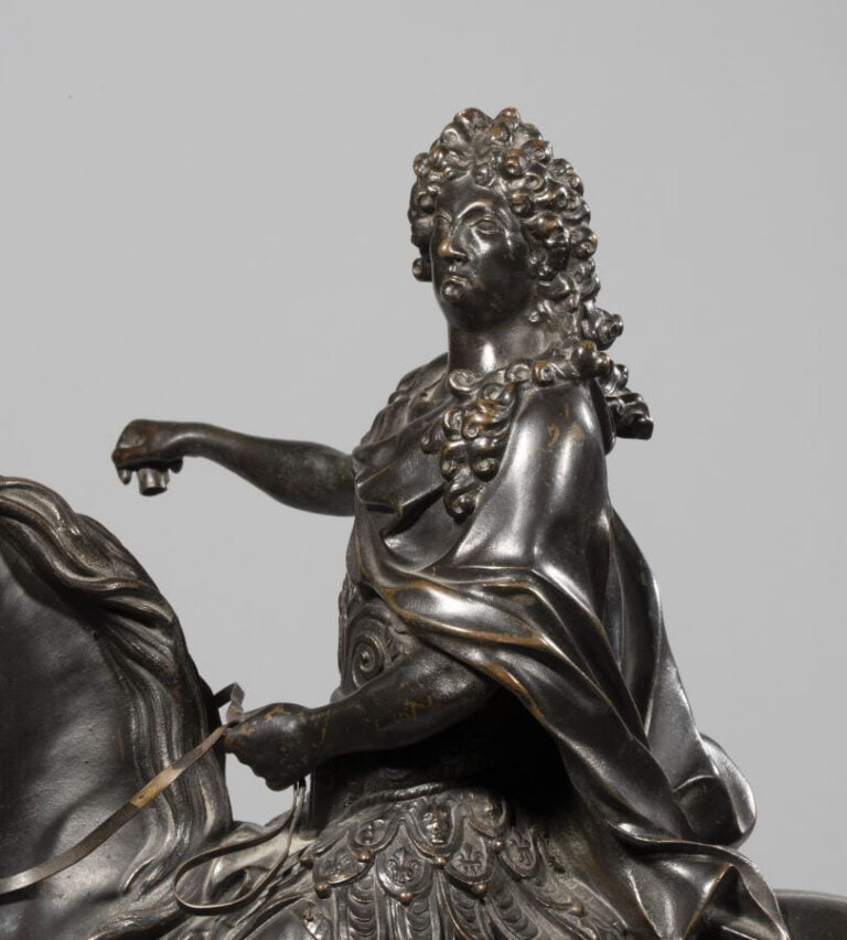 Martin Van den Bogaert, dit Desjardins (1637-1694) - Louis XIV à cheval - Statu…