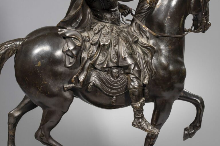 Martin Van den Bogaert, dit Desjardins (1637-1694) - Louis XIV à cheval - Statu…
