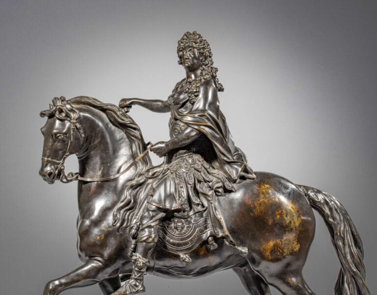 Martin Van den Bogaert, dit Desjardins (1637-1694) - Louis XIV à cheval - Statu…