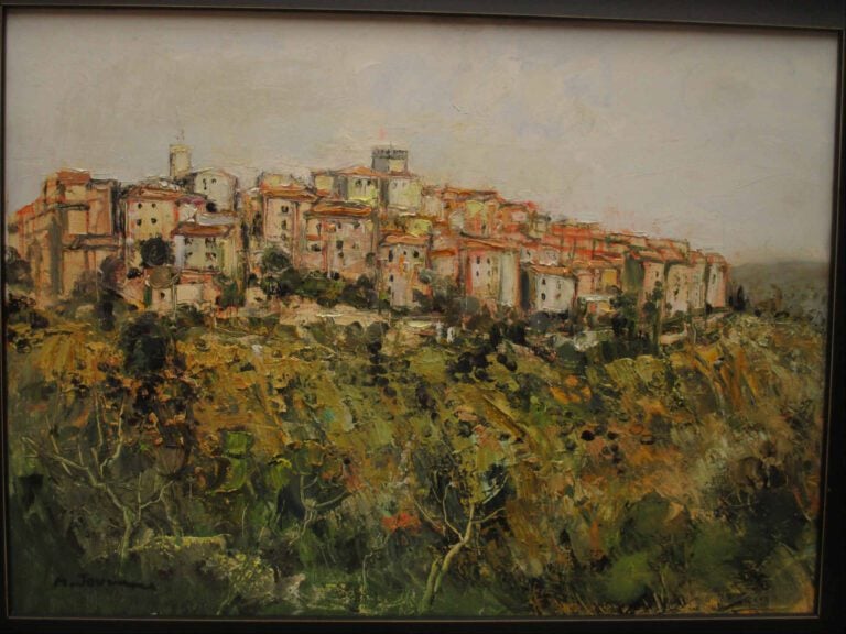 Michel JOUENNE (Né en 1933) - Vieux village provençal - Huile sur toile. - Sign…