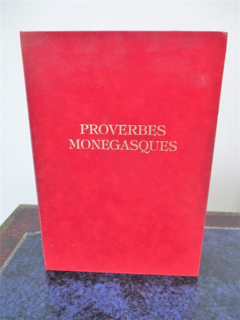 [MONACO] BARALE - Proverbes monégasques. Illustrations originales de Hubert Clé…