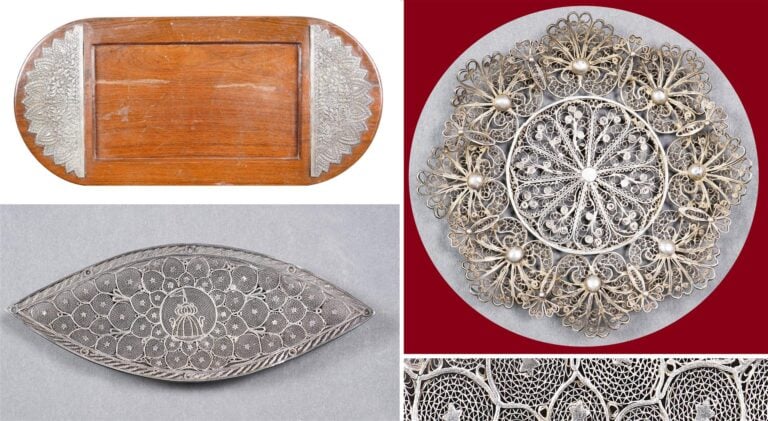 MONDE INDIANISE - ACCUMULATION DE TROIS (3) OBJETS - Elle comprend: - > 1 coupe…