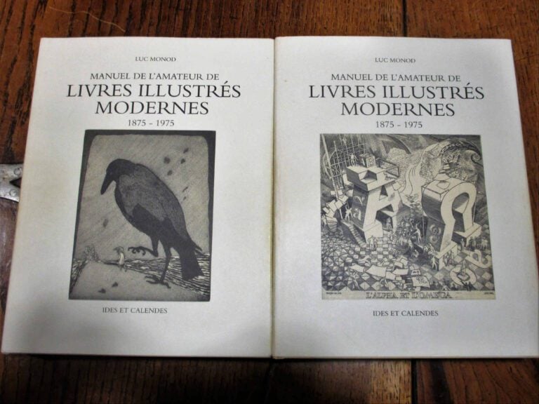 MONOD (Luc). - Manuel de livres illustrés modernes (1875 - 1975). - Neuchâtel.…
