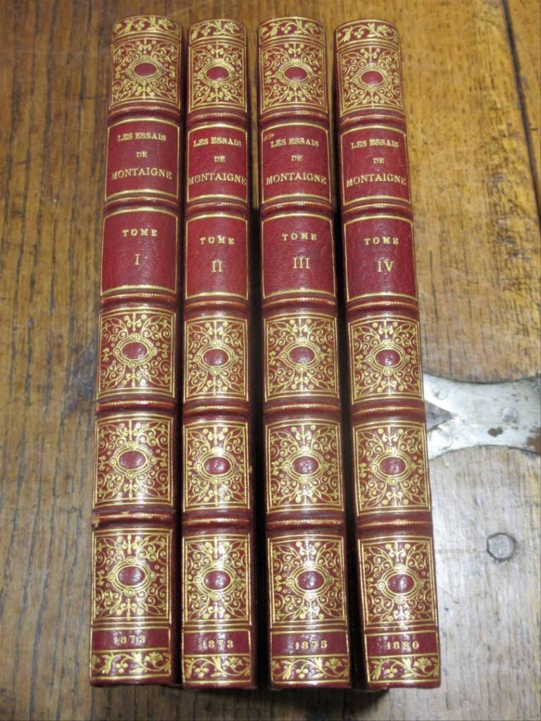 MONTAIGNE (Michel de). - Les Essais. Réimprimés sur l'édition originale de 1588…