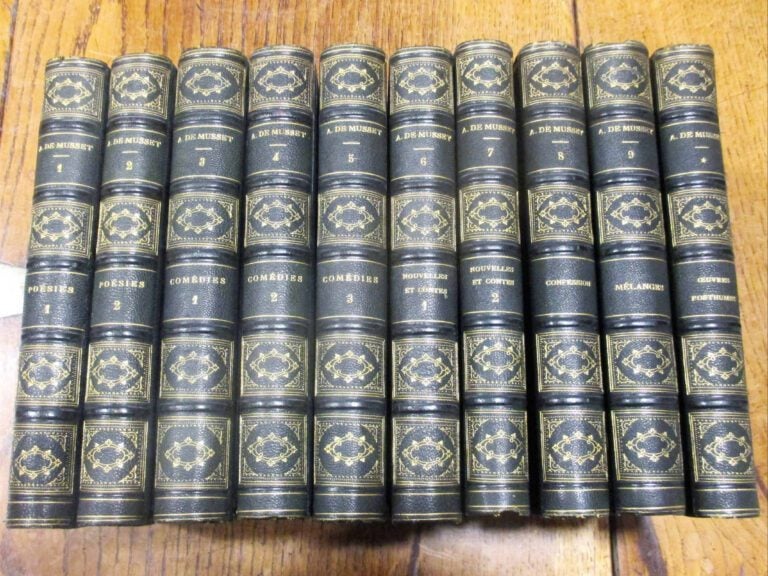 MUSSET (Alfred de). - OEuvres complètes. Édition ornée de 28 gravures d'après l…