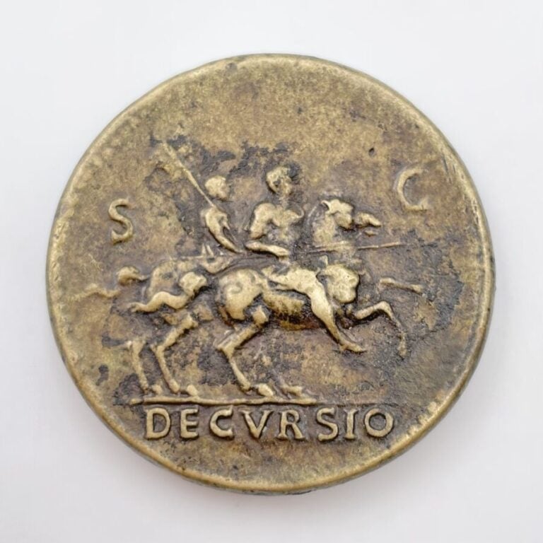 Néron (54-68). « Padouan » en bronze, d'après Giovanni Cavino, au Sesterce Decu…