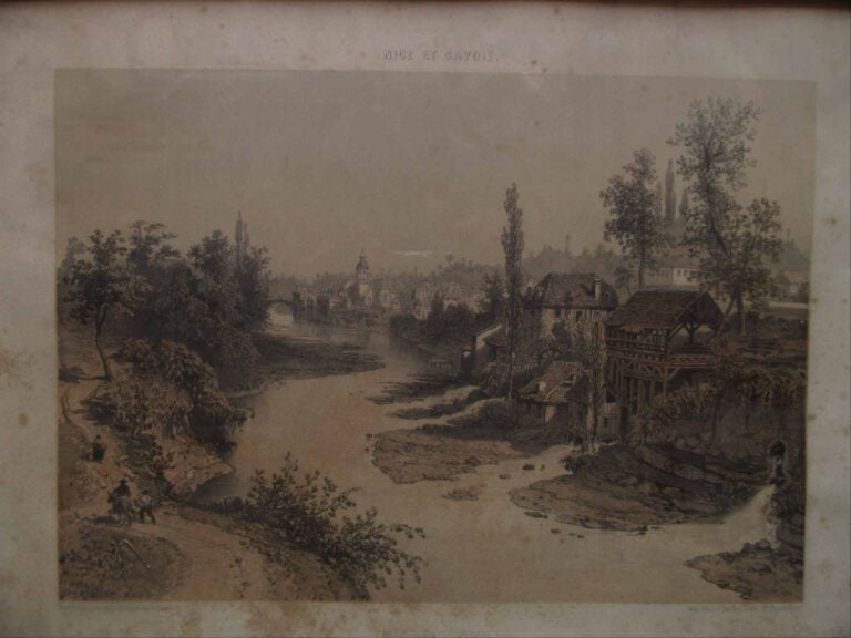 Nice et Savoie - Pont Beauvoisin, côté de la Savoie, Rive droite du Guier, dépa…