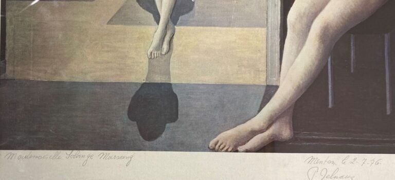 Paul DELVAUX (1897-1994) - Femmes nues assises aux colonnes corinthiennes - Lit…