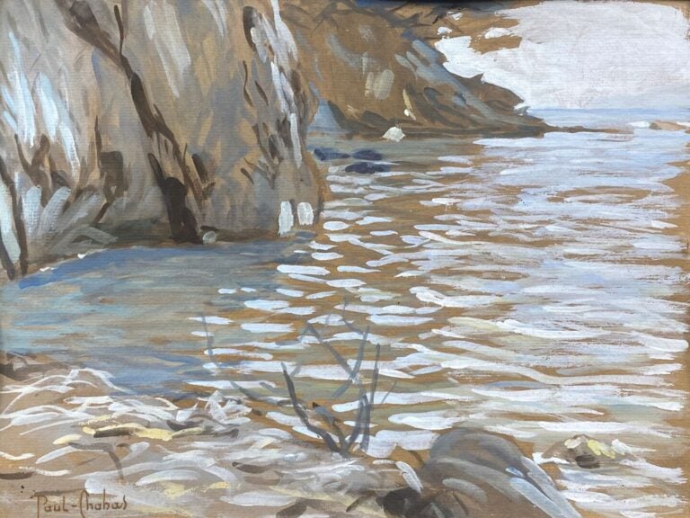 Paul Emile CHABAS (1869-1937) - -Ile du Levant, les Pierres de Fer - -Le Layet,…