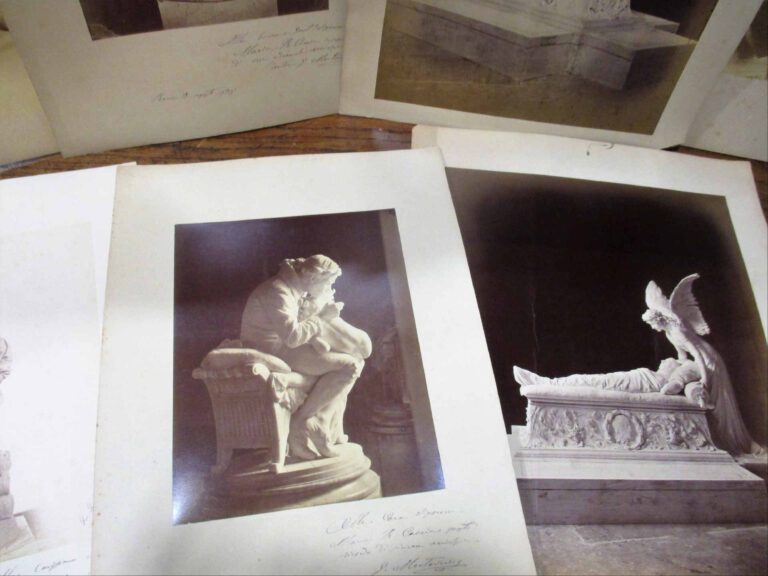 PHOTOGRAPHIES. - MONTEVERDE Giulio. Sculpteur italien (Bistagno, 1837 - Roma, 1…