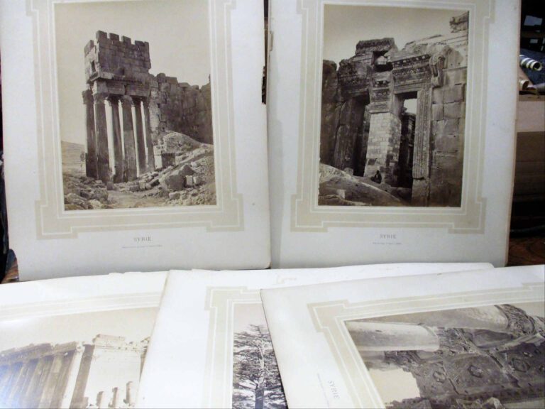PHOTOGRAPHIES. - ORIENTALISME. SYRIE. - FELIX BONFILS. Vers 1870. - Lot de 10 c…