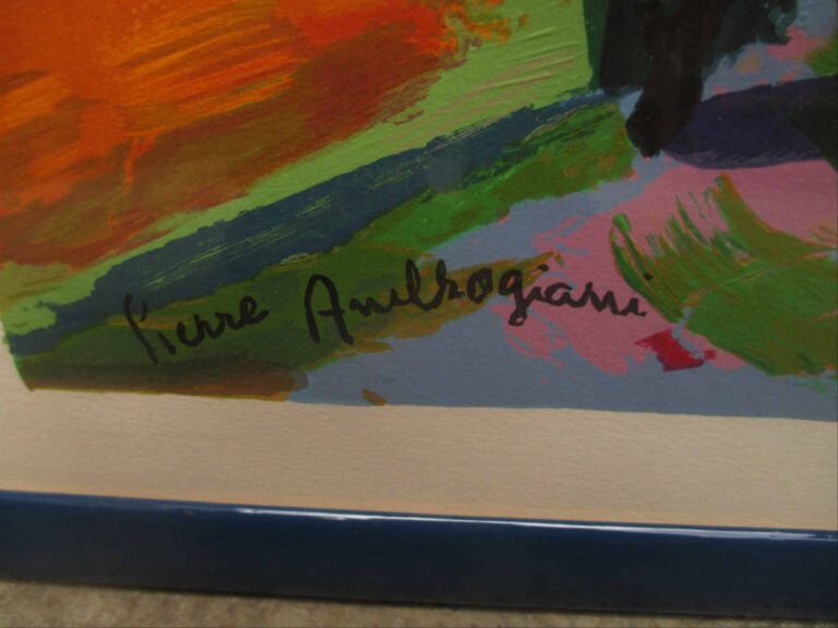 Pierre AMBROGIANI (1907-1985) - Paysage de Sault - Gravure Raymond Jacquet grav…