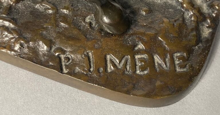 Pierre-Jules MÈNE (1810-1879), d'après - Cheval - Epreuve en bronze à patine br…