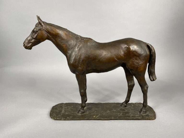 René PARIS (1881-1970) - "Symbole" - Epreuve en bronze à patine brune - Titrée,…