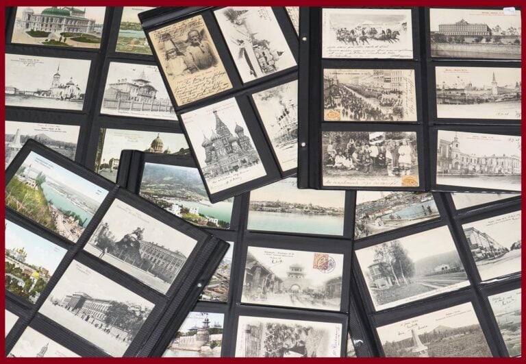 RUSSIE - ACCUMULATION DE QUATRE-VINGT-QUATRE (84) CARTES POSTALES PHOTOGRAPHIQU…