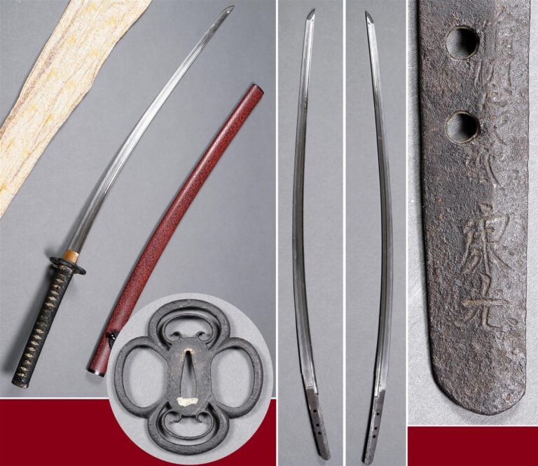 SABRE DE SAMOURAI, PROBABLE TACHI BIZEN - SIGNATURE ?? - Japon - > CARACTERISTI…