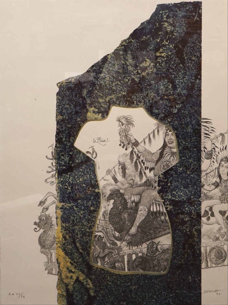 Sacha SOSNO (1937-2013) - La Paix - Lithographie en couleurs. - Epreuve d'artis…