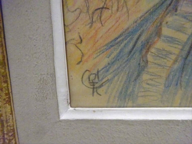 Style KIKOINE - Les clowns - Pastel sur papier. - Signé du monogramme en bas à…