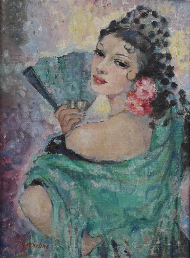 Suzanne Blanche KAEHRLING (1902-1985) - Nina - Huile sur toile. - Signée en bas…
