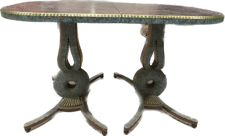 Tommy SIMPSON (1939), attribué à - Table de milieu en bois laqué reposant sur u…