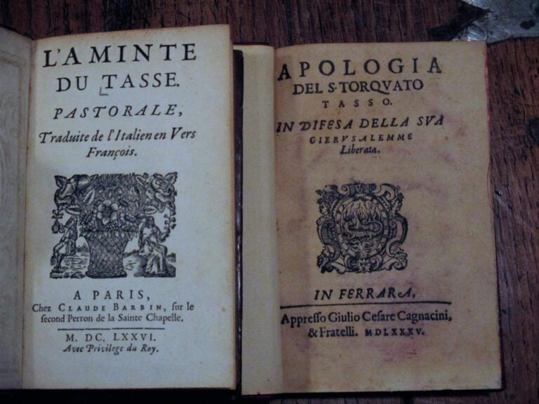 TORQUATO TASSO - Apologia del sig. Torquato Tasso. In difesa della sua Gierusal…