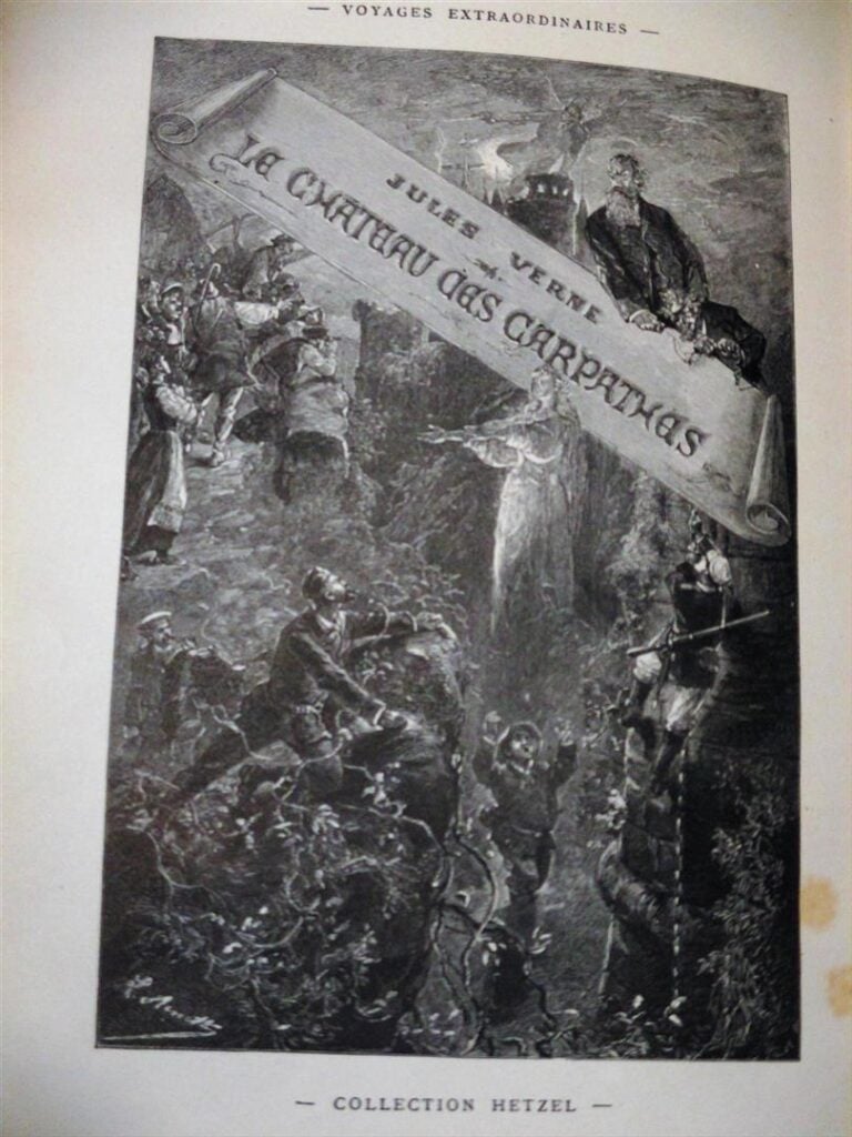 VERNE (Jules) - Le château des Carpathes. Quarante illustrations par L. Benett.…