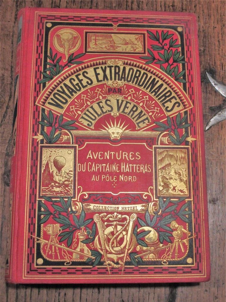 VERNE (Jules) - Voyages et aventures du capitaine Hattéras. Les anglais au pôle…