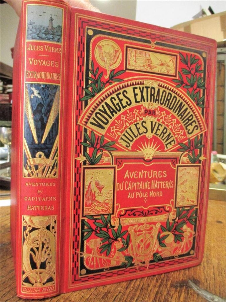 VERNE (Jules) - Voyages et aventures du capitaine Hattéras. Les anglais au pôle…