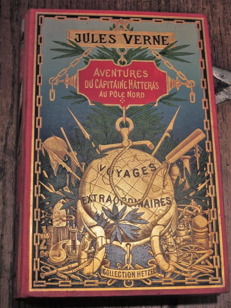 VERNE (Jules) - Voyages et aventures du capitaine Hattéras. Les anglais au pôle…