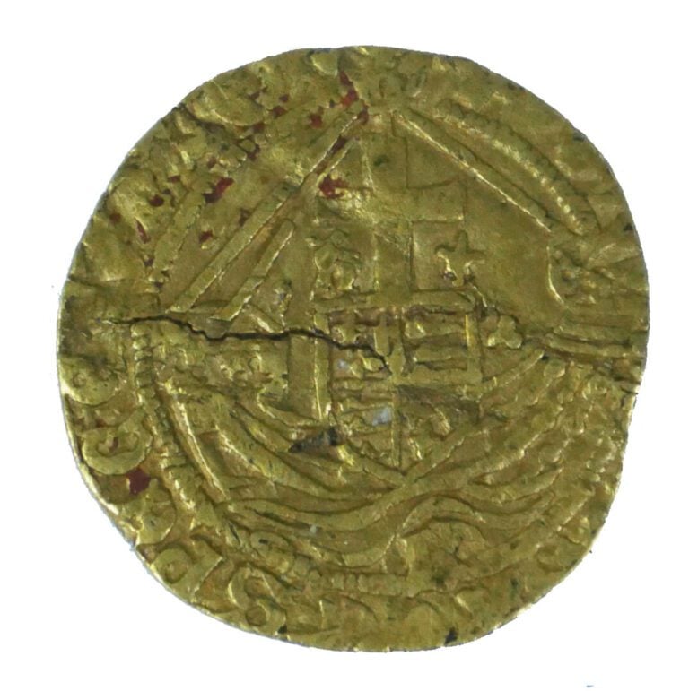 * Angleterre - Edouard IV (1461-1483) - Ange d'or - A : Saint Georges ailé, deb…