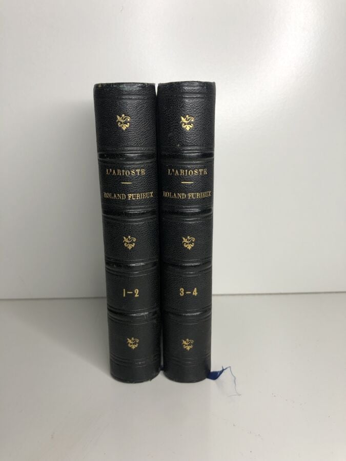 ARIOSTE (Lodovico). - Roland furieux, 4 tomes. Edité à Paris chez Paulin en 184…