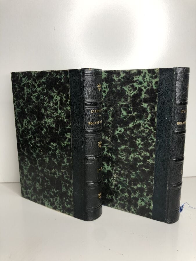 ARIOSTE (Lodovico). - Roland furieux, 4 tomes. Edité à Paris chez Paulin en 184…