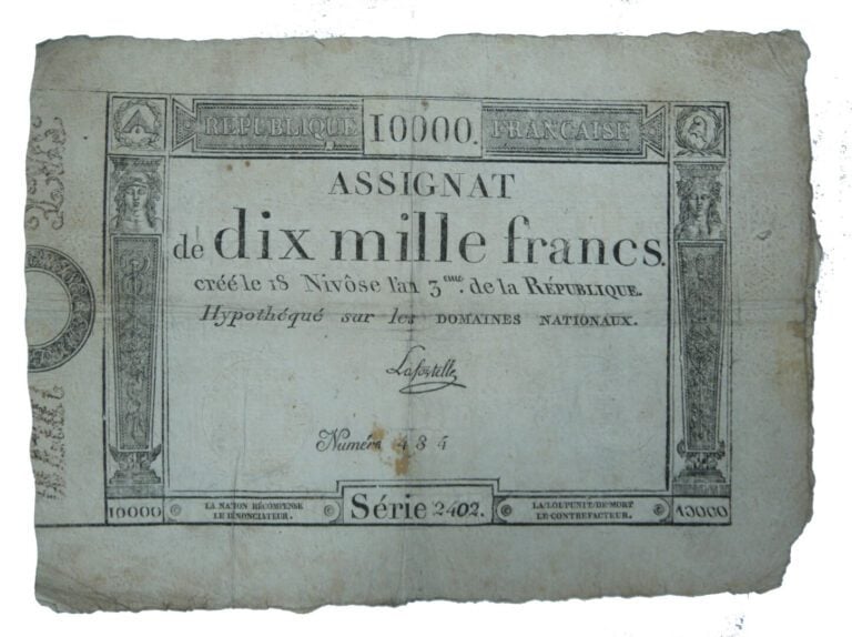 Assignat - - Assignat de dix mille Francs Série 2402 n°484 - Etat : B