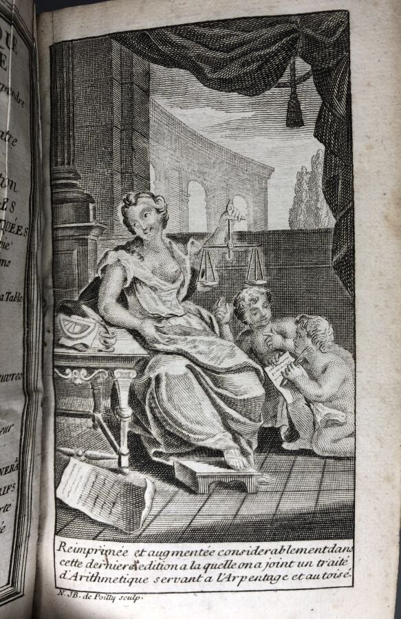 Barreme N. - L'arithmetique du Sr Barreme. Édité à Paris chez Gandouin en 1740…