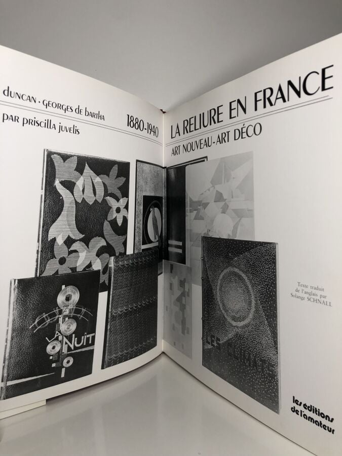 BARTHA (Georges de). - La reliure en France, art nouveau - art déco 1880 - 1940…