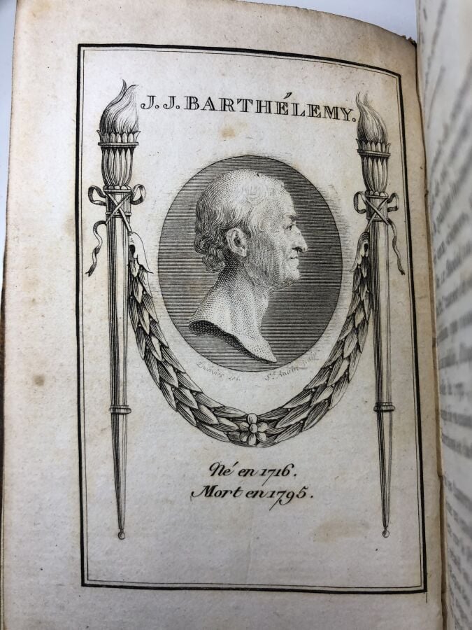 BARTHELEMY (J.J). - Voyage du Jeune Anacharsis en Grece, vers le milieu du quat…