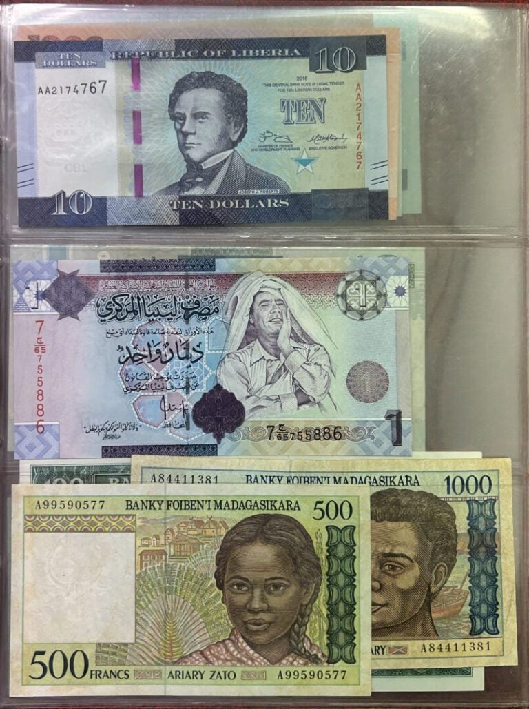 Bilets - Afrique - Important lot de quarante-huit billets comprenant des billet…