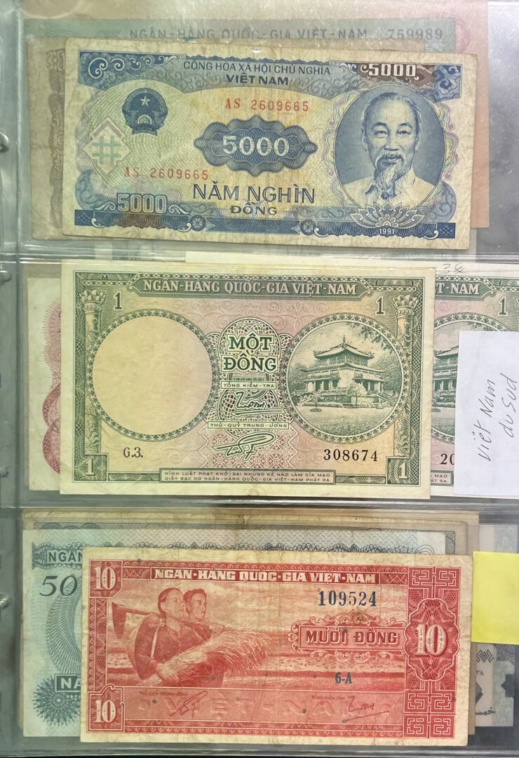 Billets - Asie - Important lot de 202 billets comprenant 38 États, respectiveme…
