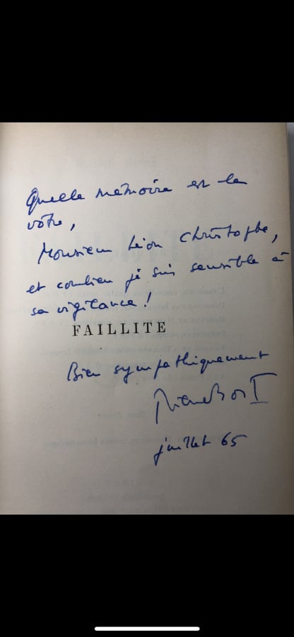 BOST (Pierre). - Faillite. Edité à Paris chez Gallimard en 1928. De format in-8…