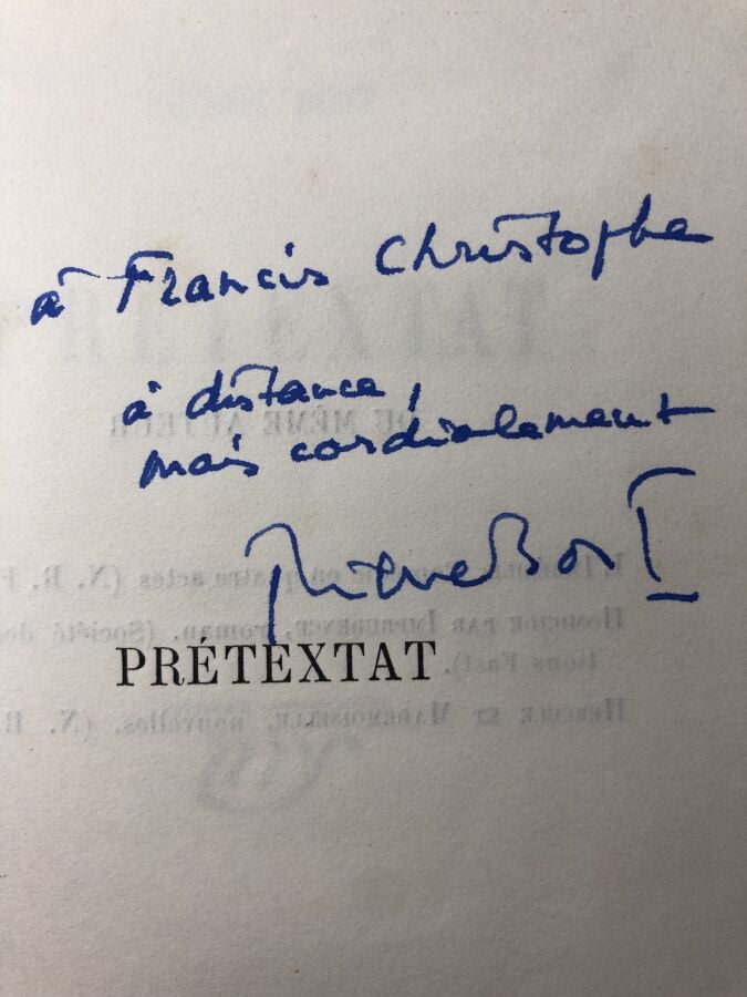 BOST (Pierre). - Prétextat. Edité à Paris chez Gallimard en 1925. De format in-…