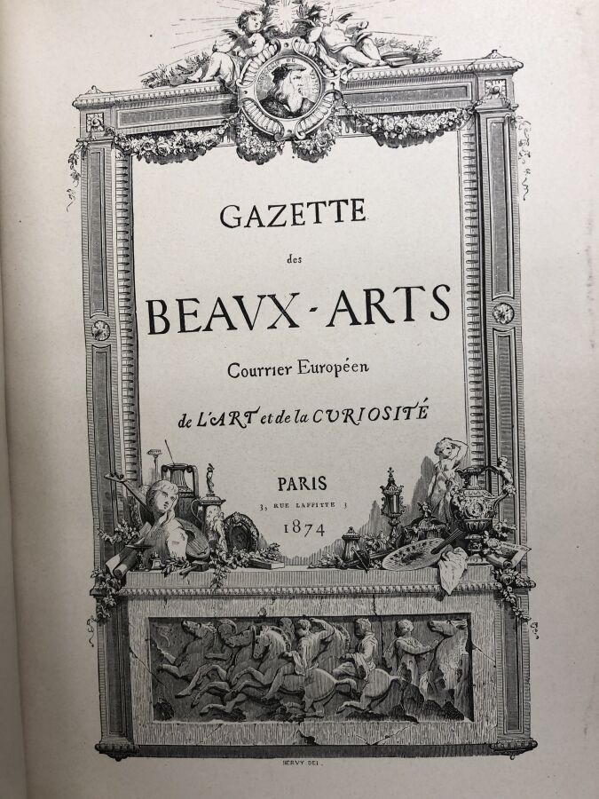 COLLECTIF - Gazette des Beaux Arts. Édité à Paris chez sans mention d'éditeurs…