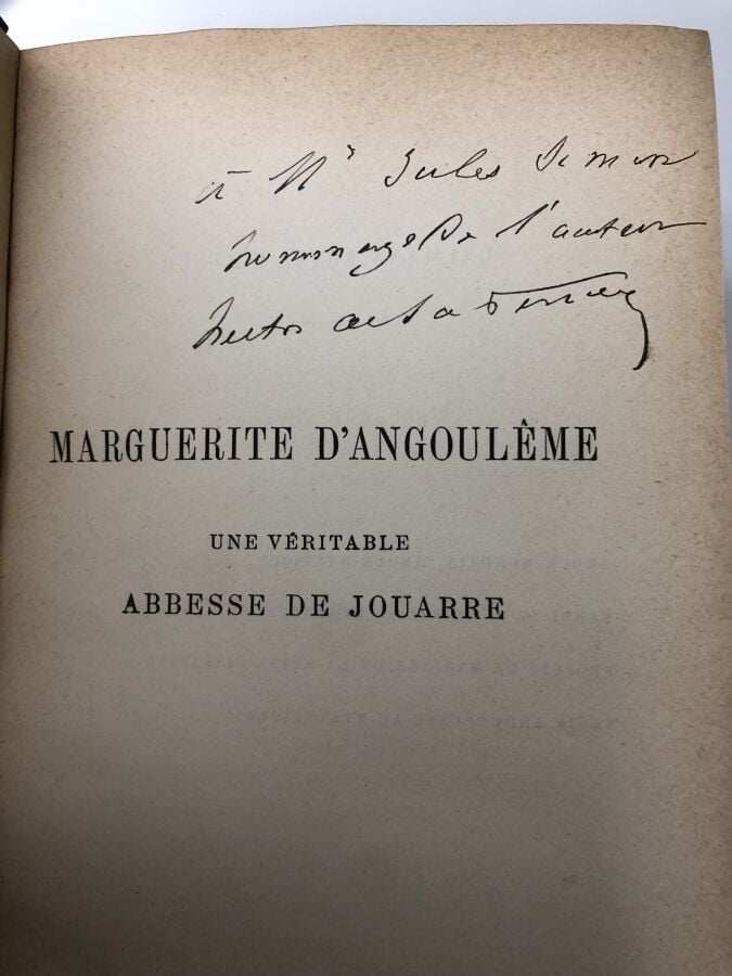 FERRIERE (H. de la). - Marguerite d'Angoulême une véritable abbesse de Jouarre.…