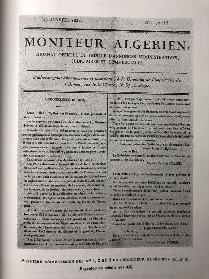 FIORI (Hermann) - Bibliographie des ouvrages imprimés à Alger de 1830 à 1850. E…